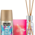 impulse room fragrance favourite tease bodyspray + gift set with impulse fragrance diffuser 25 ml & scented candle