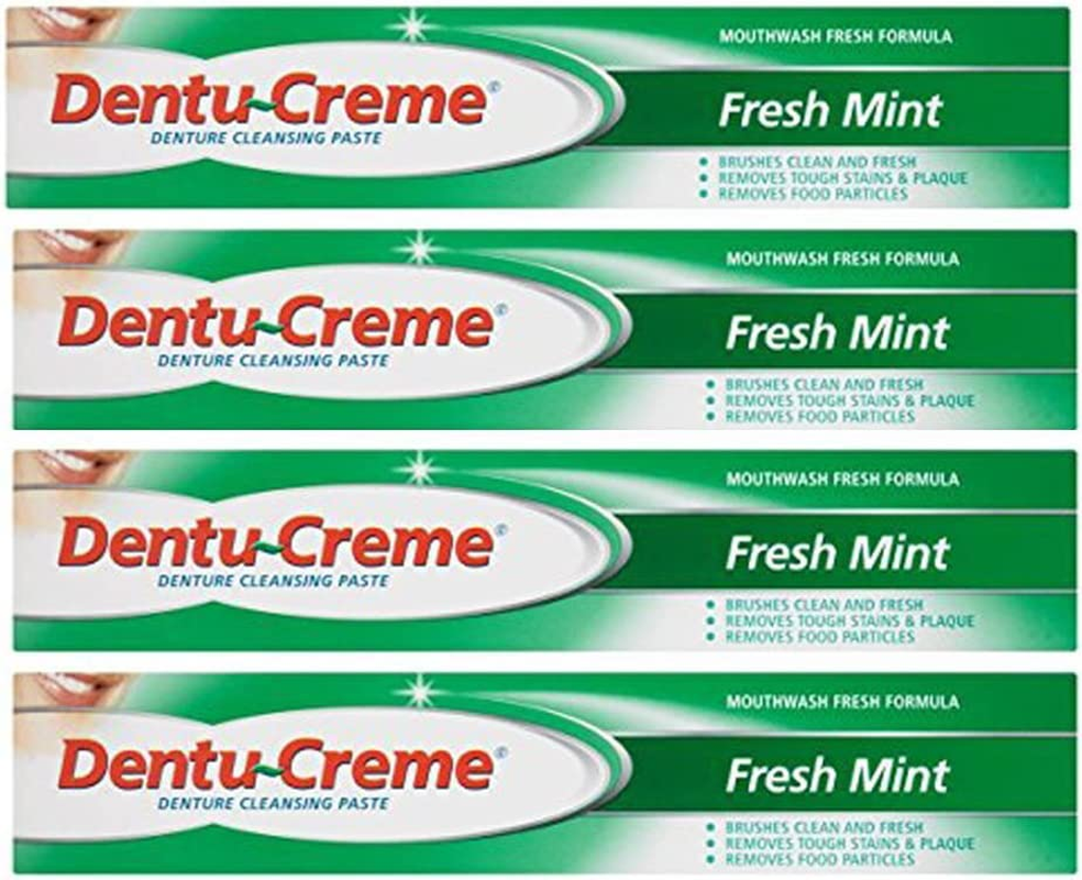 dentu creme fresh mint toothpaste 75ml pack of 4