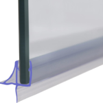 unique bath shower screen door seal strip for 4 6 mm glass up to 11mm gap