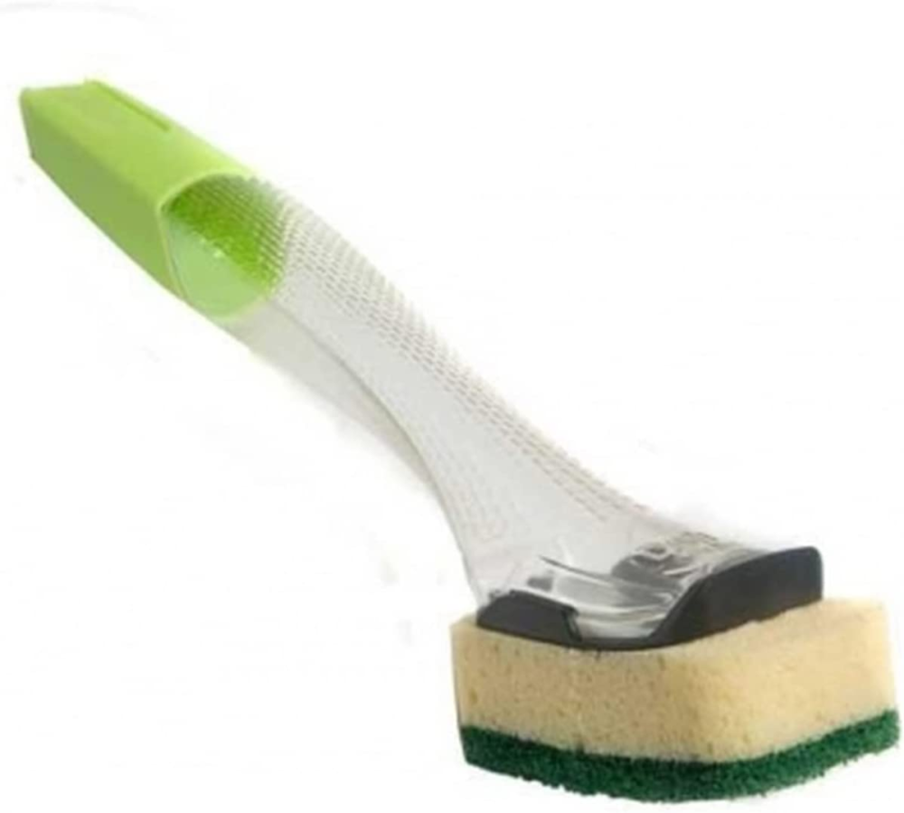 2xthe washing up brush plus heavy duty sponge