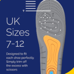 gel active work insoles for men