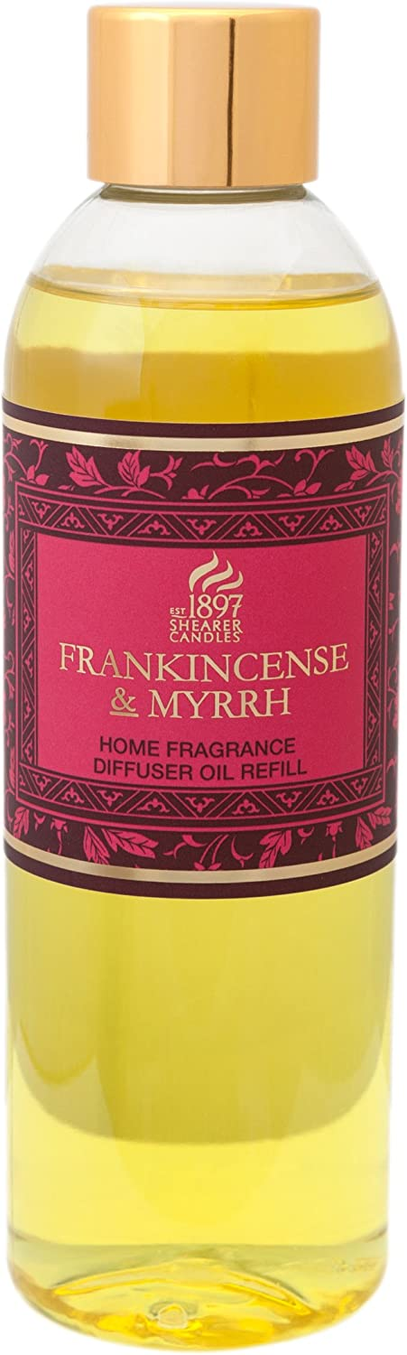 frankincense and myrrh 200ml scented reed diffuser refill