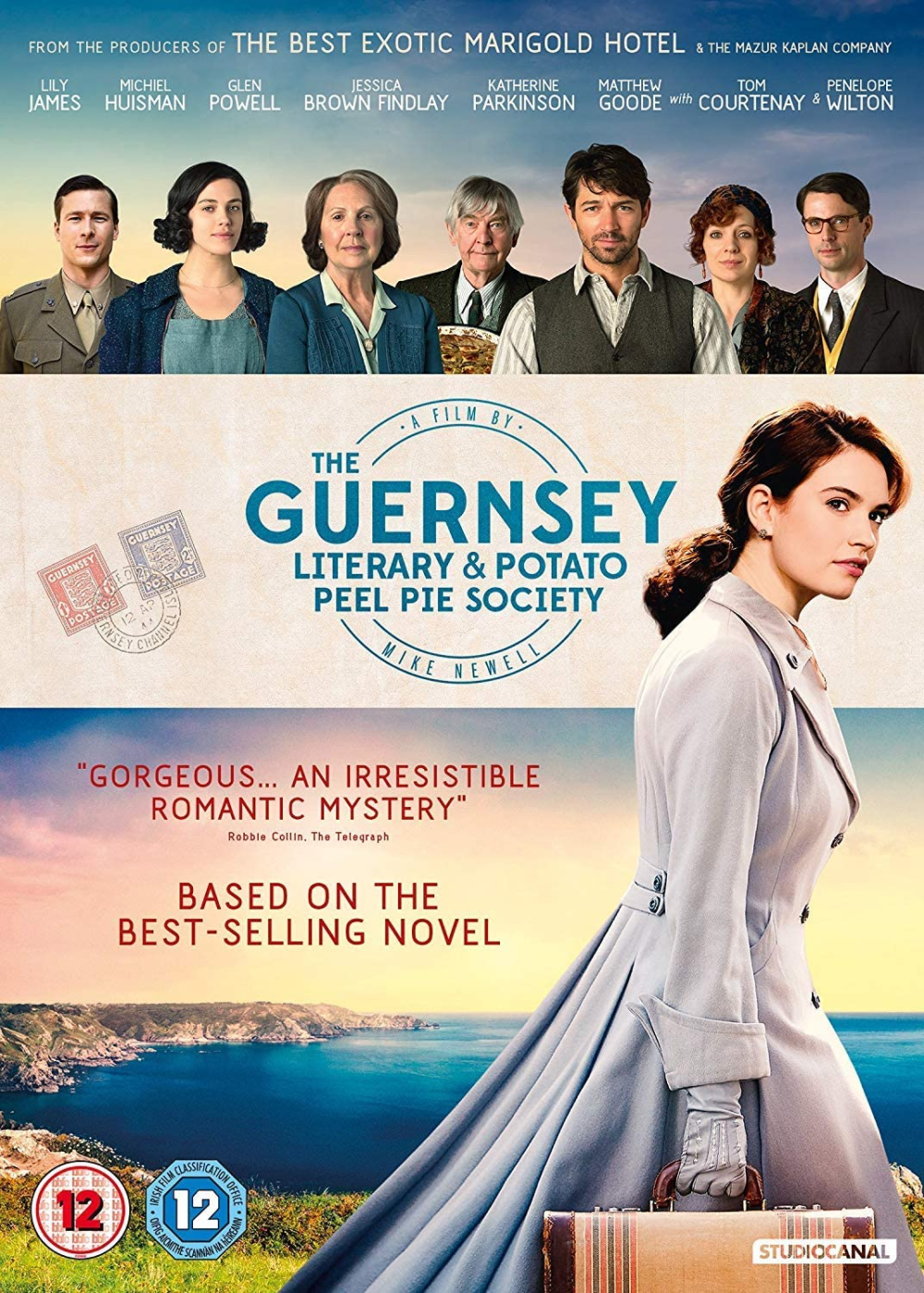 the guernsey literary and potato peel pie society [dvd] [2018]