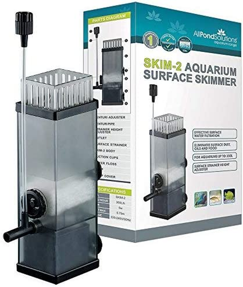 aquarium surface skimmer tropical marine reef fish tank water internal filter for tanks up to 350 litres