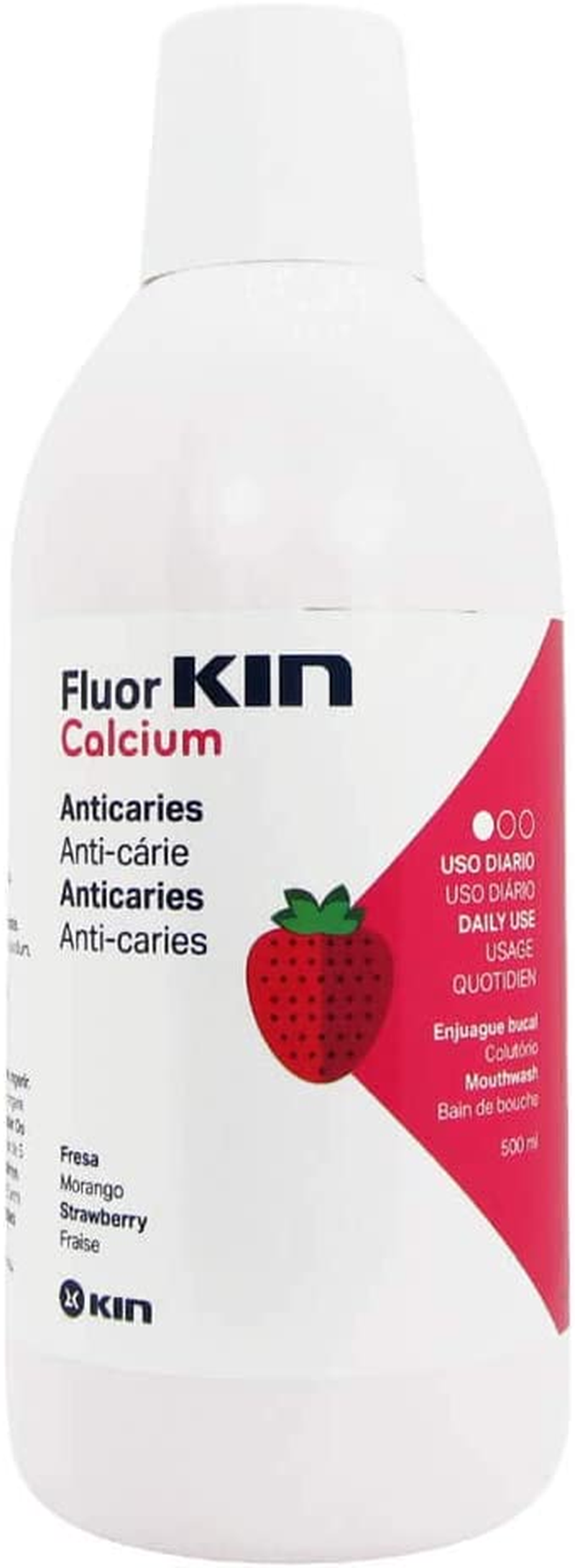 calcium mouthwash ~ strawberry flavour for children 500ml