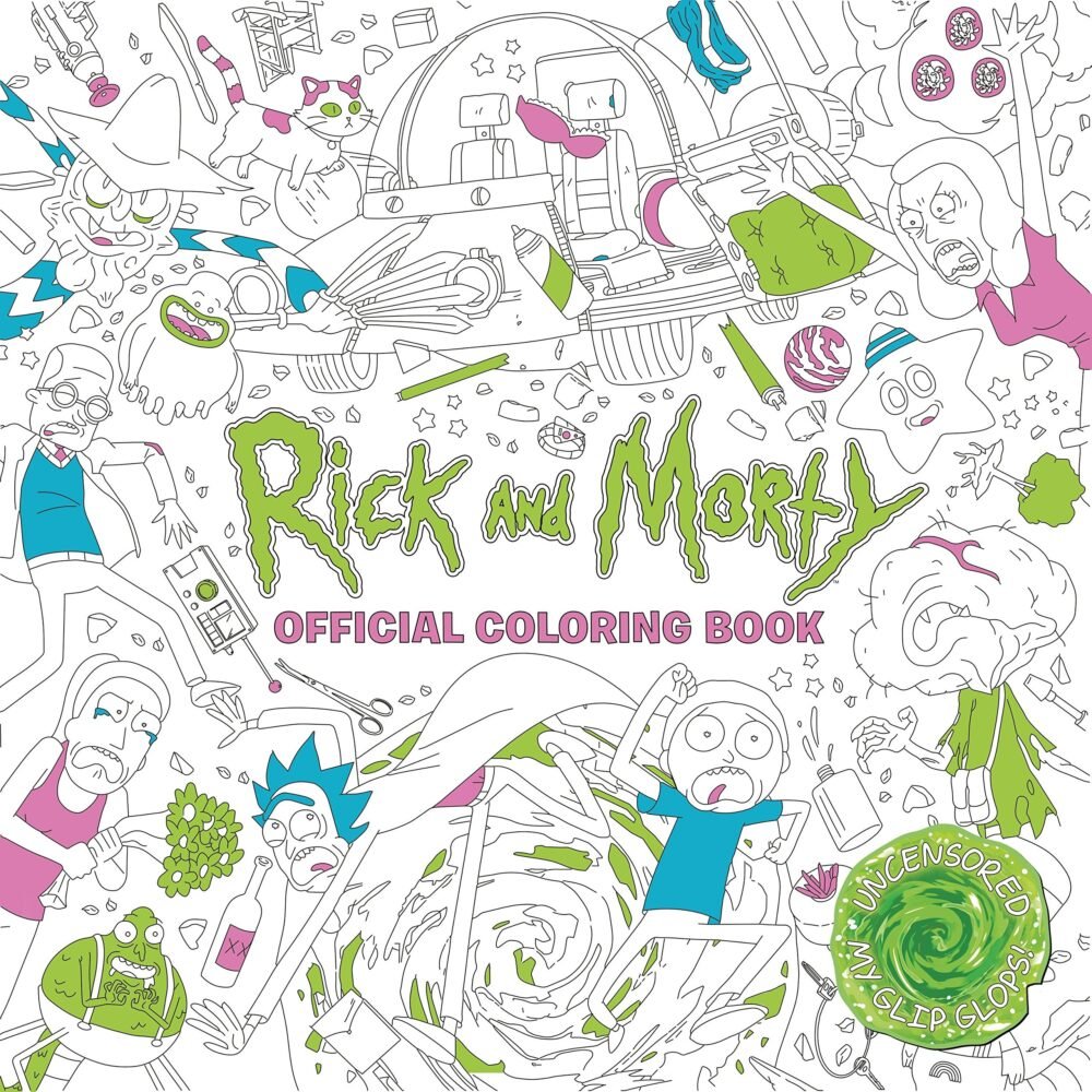 rick and morty official coloring book