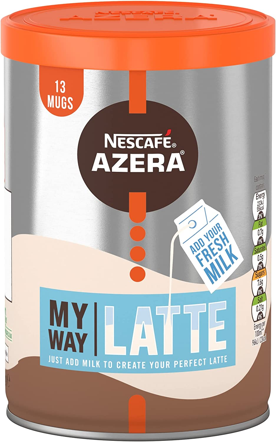 nescafé azera my way latte, 149.5g