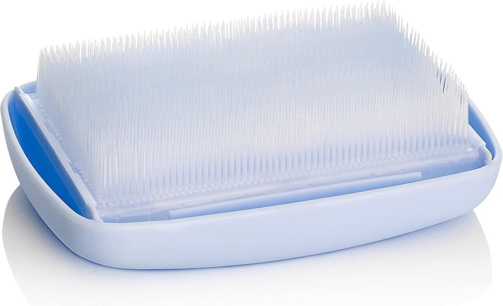 cradle cap massage brush blue