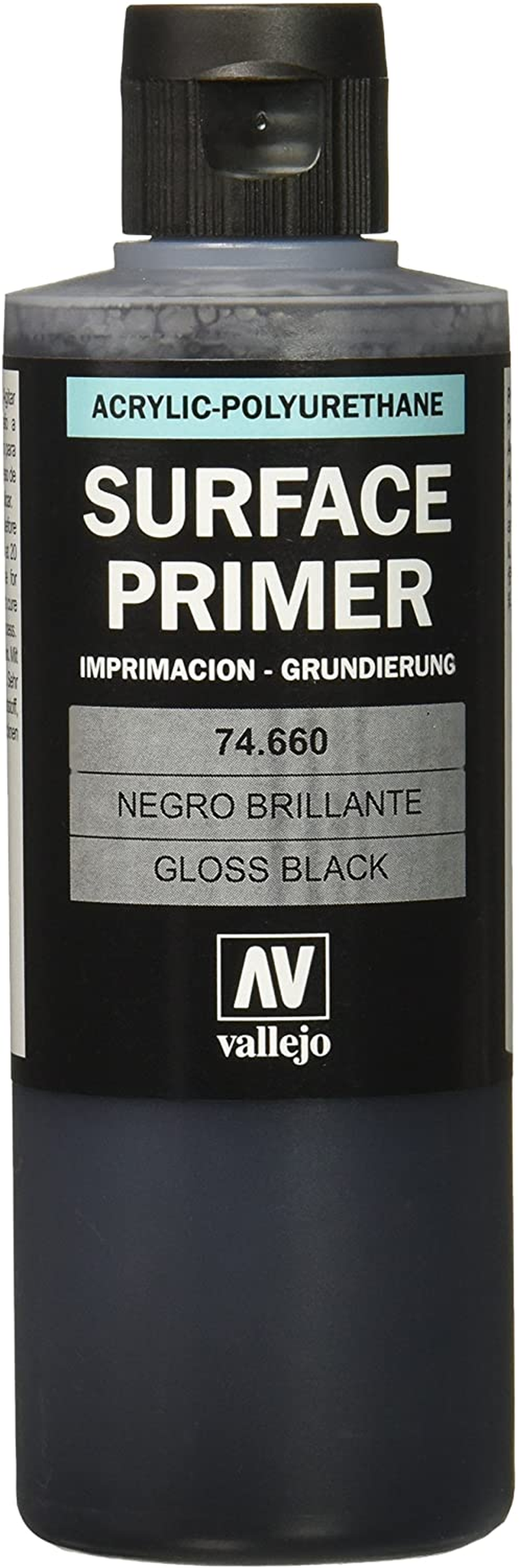 200 ml polyurethane primer gloss black