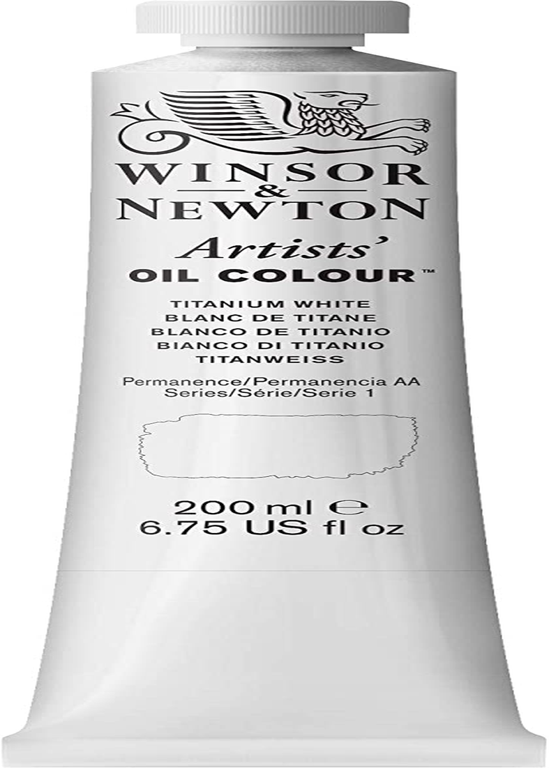 winsor and newton 200ml artists oil color titanium white
